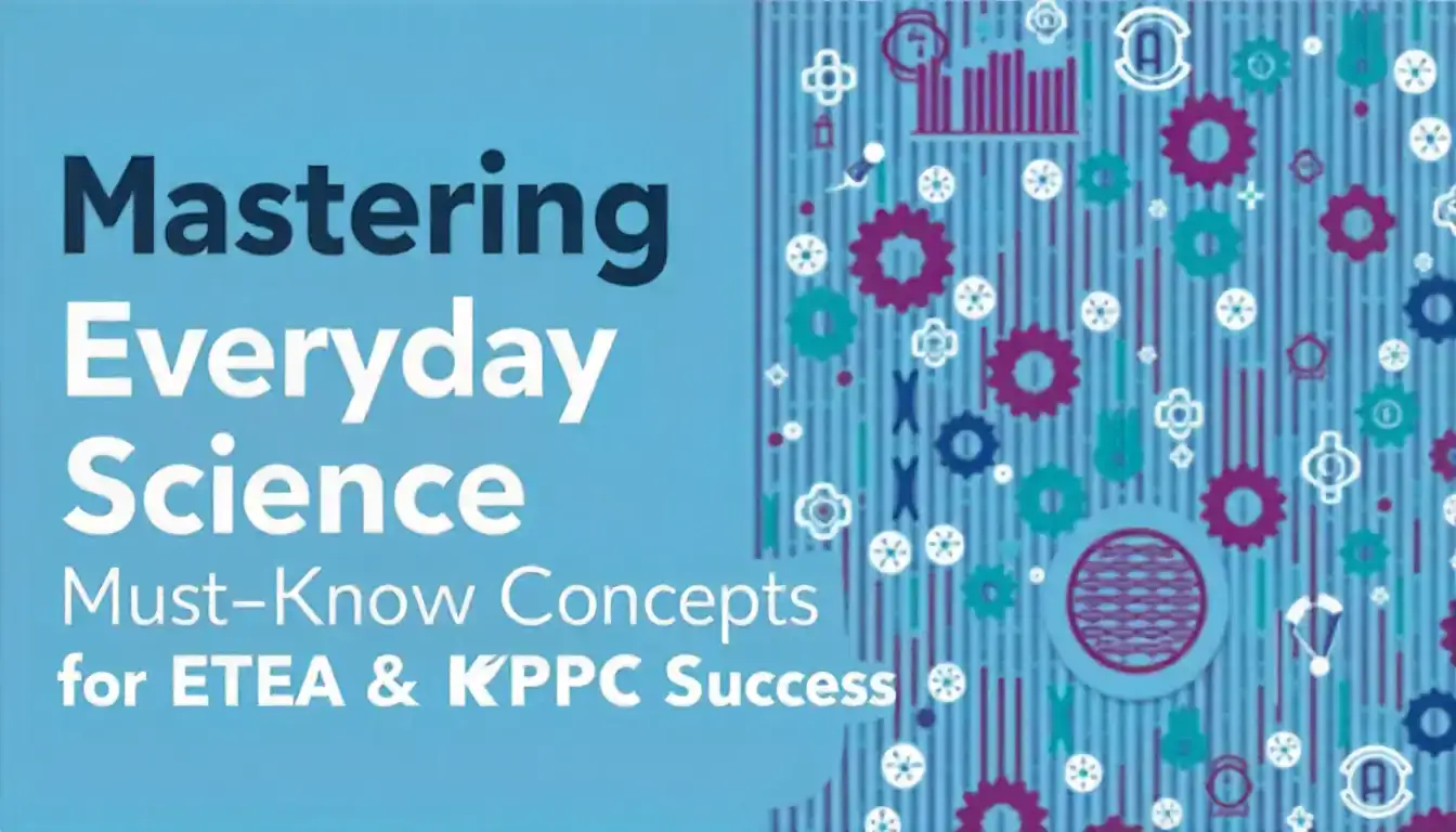 Mastering Everyday Science Must-Know Concepts for ETEA & KPPSC Success